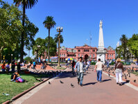 Buenos Aires - Am Präsidentenpalast