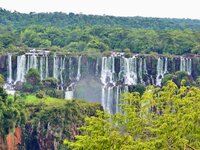 Die Iguassu-Fälle von der brasilianischen Seite