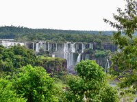 Die Iguassu-Fälle von der brasilianischen Seite