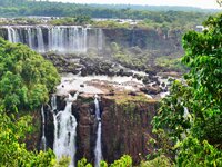 Die Iguassu-Fälle von der brasilianischen Seite