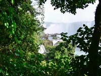 Blick auf den Garganta del Diablo (Teufelsschlund)