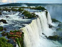 Die Iguassu-Fälle von der brasilianischen Seite