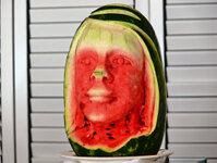 Bearbeitete Wassermelone