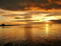 Am frühen Morgen vor Punta Arenas