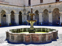 Ein ehemaliges Kloster in Arequipa, Peru