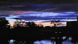 Abendstimmung auf der Rhône