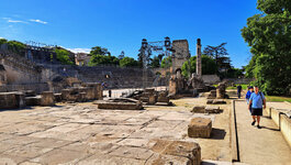 Arles - am Amphitheater