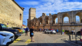 Arles - am Amphitheater