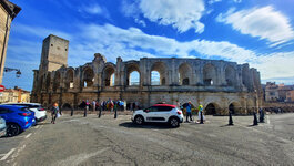 Arles - am Amphitheater