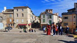 Arles - am Amphitheater